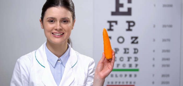 ¿La zanahoria es buena para la vista Doctora