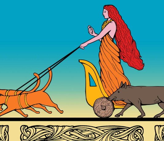 Freya en la mitología nórdica | Diosa de la belleza y la guerra diosa freya en la mitologia nordica