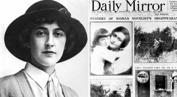 La desaparición de Agatha Christie en la vida real