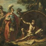 Diógenes y Alejandro Magno