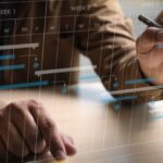 businessman-working-project-and-update-gantt-software-chart-virtual-picture-id1311422956