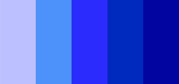 significado del azul