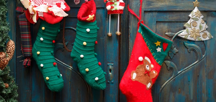 calcetines de Santa Claus