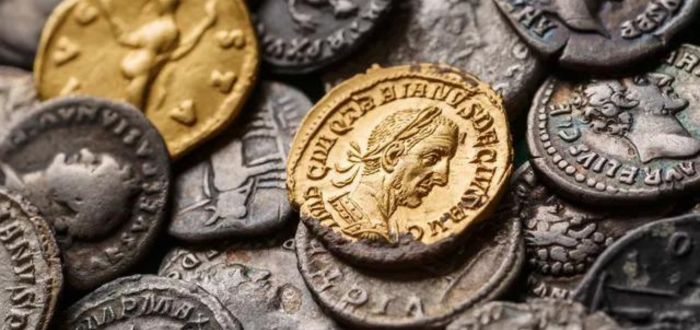 monedas del imperio romano