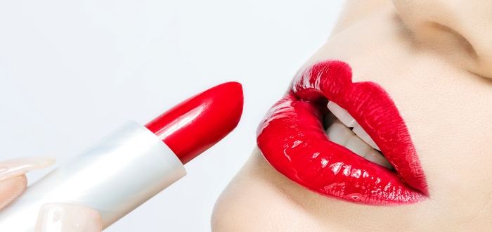 Labiales rojos