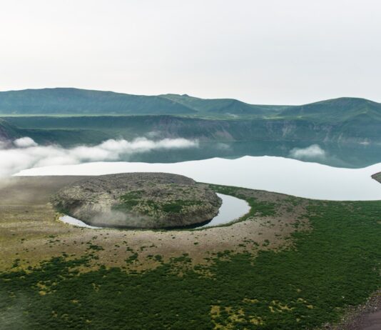 Volcán misterioso en Simushir