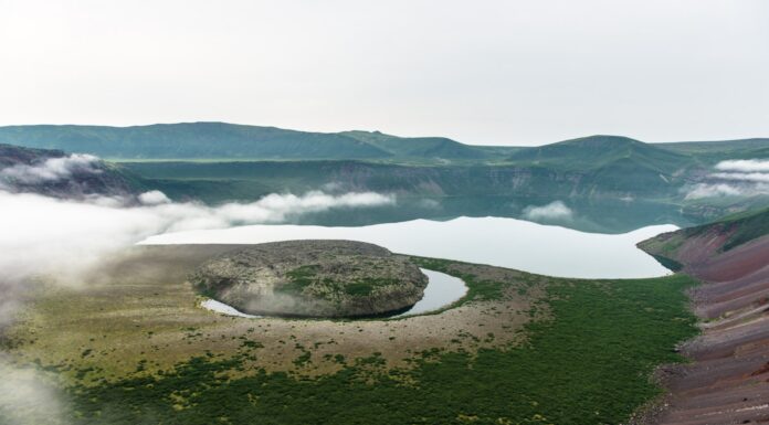 Volcán misterioso en Simushir