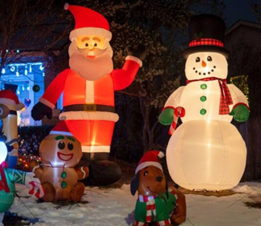 Conoce los mejores muñecos navideños inflables para decorar exteriores munecos-inflables-navidenos